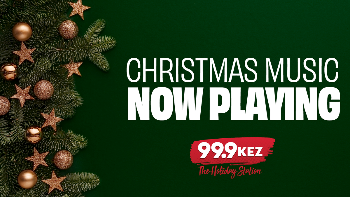 99.9 KEZ Has Officially Flipped The Switch To Christmas Music 99.9 KEZ