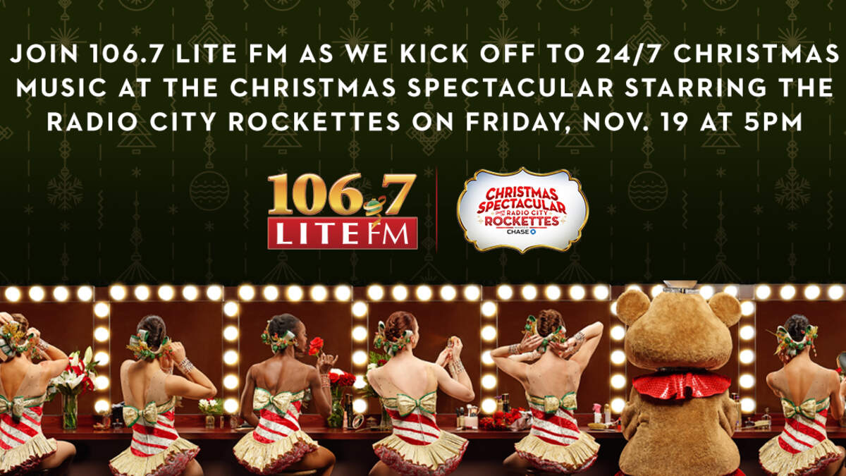 Join 106.7 Lite FM as We Kick Off to 24/7 Christmas Music 106.7 Lite FM