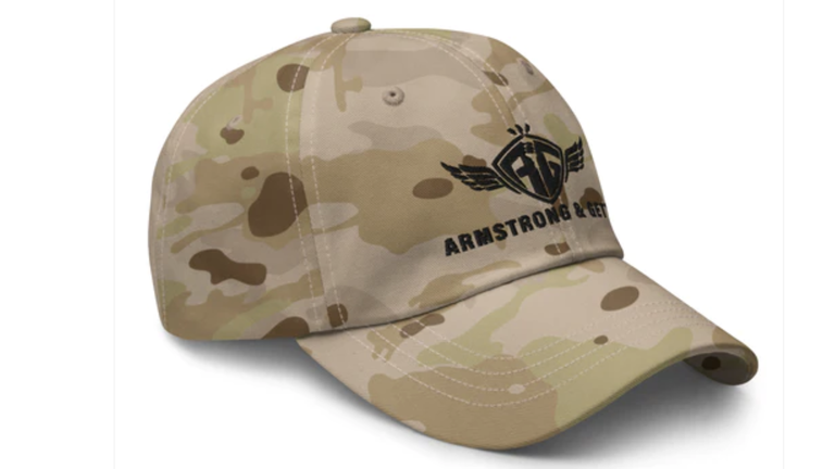 A&G Camo Clean Wing Ballcap