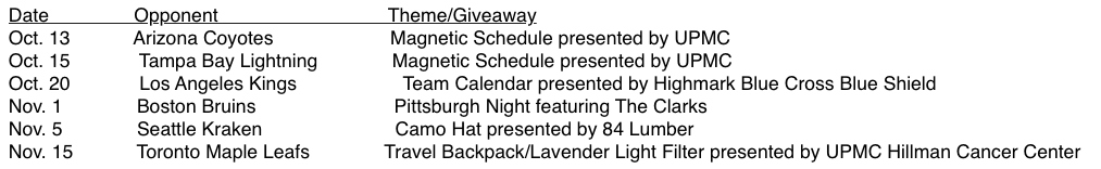 The 2021 Promo Schedule is here! 👉 - Pittsburgh Pirates