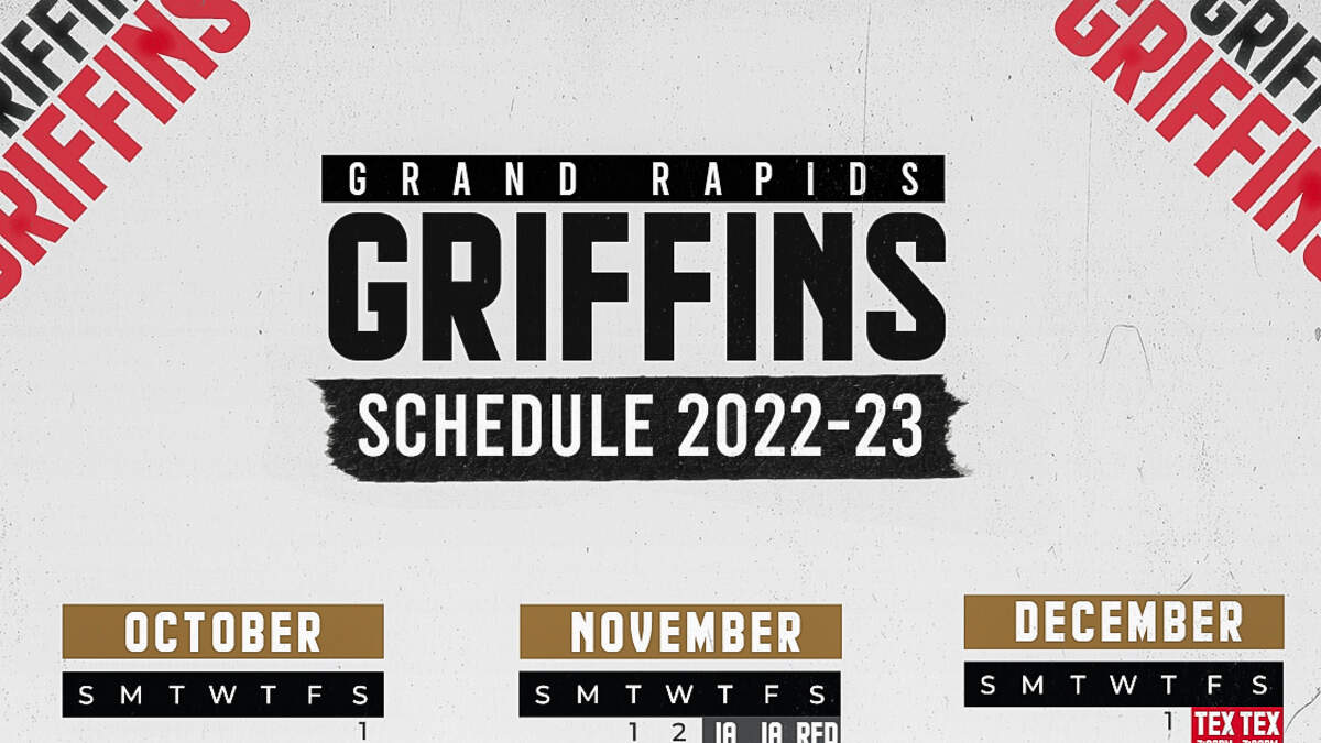 Grand Rapids Griffins 2223 Schedule Newsradio WOOD 1300 and 106.9 FM