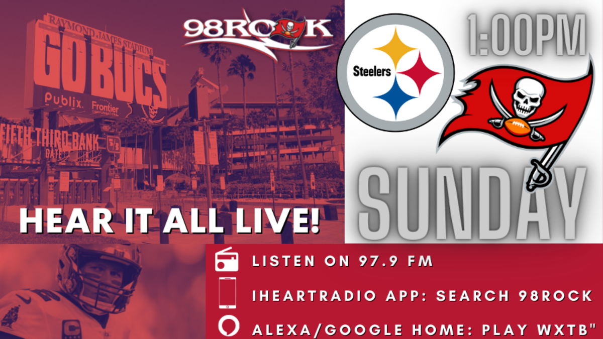 BUCS VS STEELERS LISTEN LIVE INFO 98ROCK