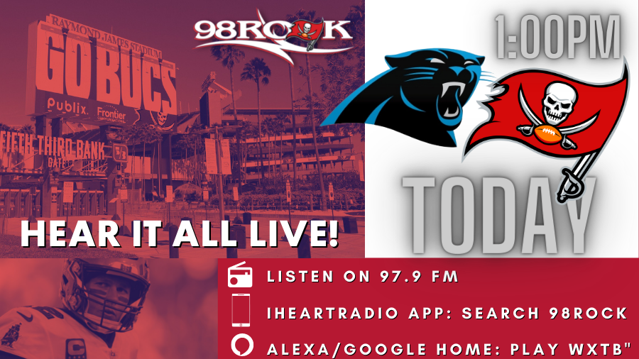 BUCS VS PANTHERS LISTEN LIVE INFO 98ROCK
