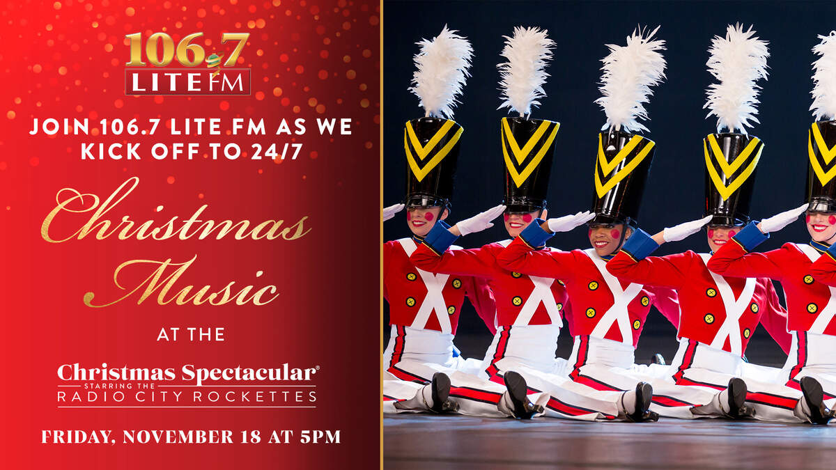 Join 106.7 Lite FM as We Kick Off to 24/7 Christmas Music 106.7 Lite FM