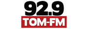 Logo for 92.9 TOM FM - Delaware's choice for more music and more variety!
