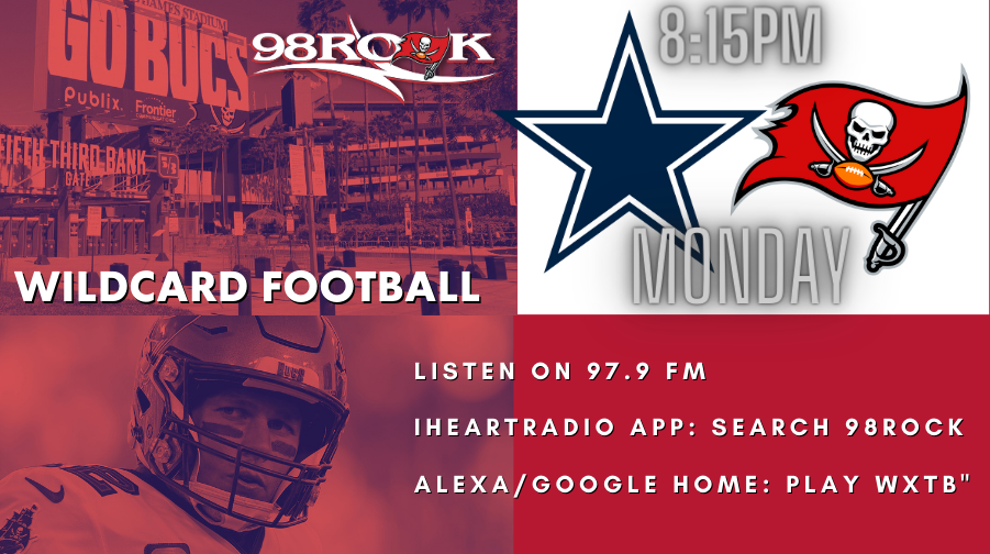 BUCS VS. COWBOYS, MONDAY NIGHT, LISTEN LIVE INFO