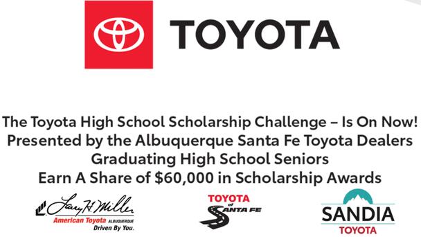 The Toyota High School Scholarship Challenge Is Back!