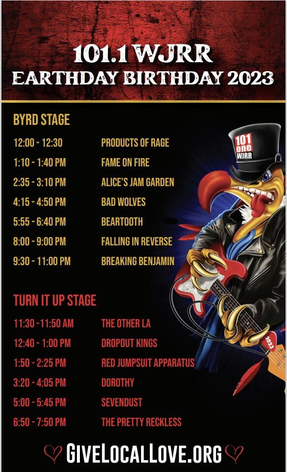 Earthday Birthday 2025 Lineup Usa Kiley Merlina