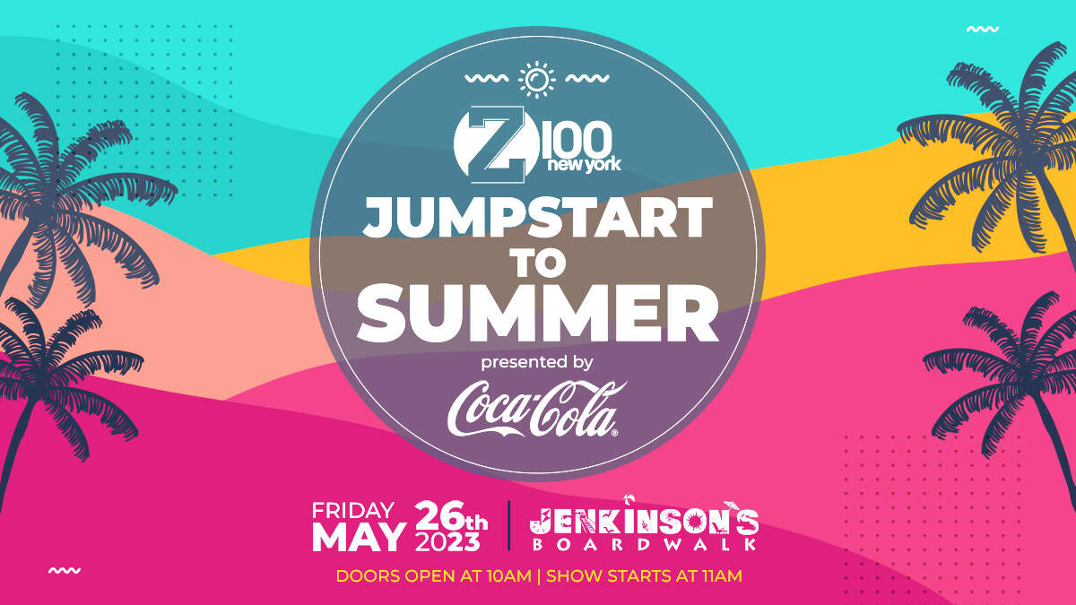 Z100 and CocaCola are kicking off your summer at Jenkinson's! Z100