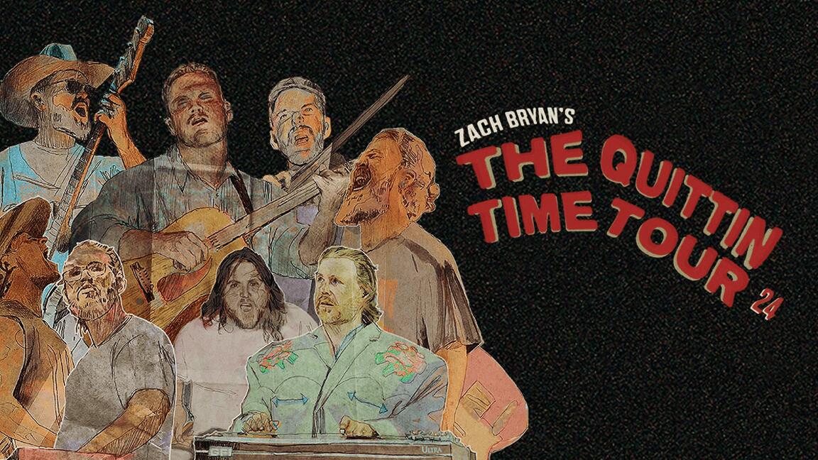 Zach Bryan's The Quittin Time Tour Prudential & Barclays March 2024