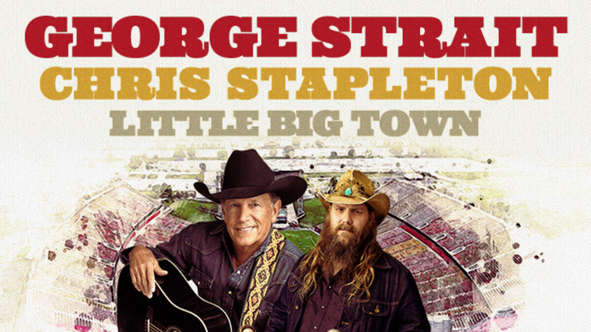 Strait along with Chris Stapleton and Little Big Town in Ames