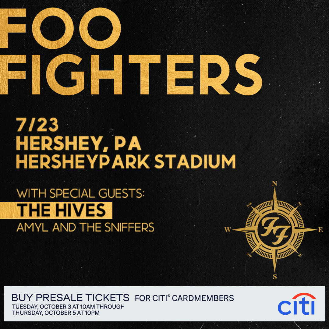 Foo Fighters Hershey 2024 95.1 ZZO
