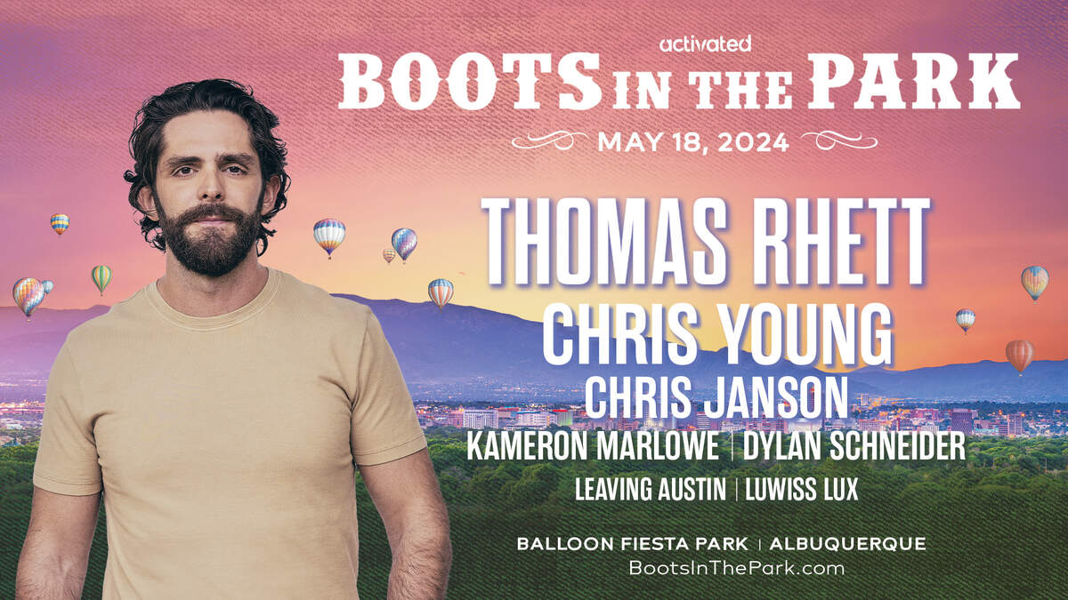 Boots In The Park - Thomas Rhett, Chris Young (Concert), Balloon Fiesta  Park, Corrales