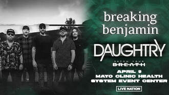 Concerts - Breaking Benjamin @ Mayo Clinic Health System Event Center