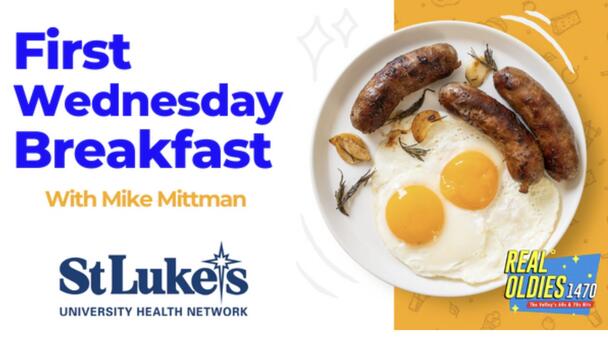 Join MIKE for Breakfast - April 3 - Coplay Eatery!