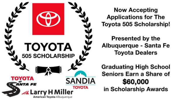 Toyota High School Scholarship Challenge - Apply Today!