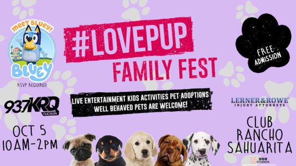 Join us on October 5th for the #LovePup Family Fest