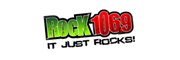 Logo for Rock 106.9 WRQK - Canton's Rock Station