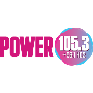Logo for Power 105.3 - Atlanta's #1 Hit Music Station!