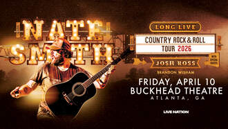 Concerts - Nate Smith Long Live Country Rock & Roll Tour 2026