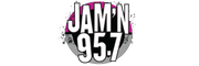 Logo for Jamn 957 - San Diego's #1 Hip Hop and Best Throwbacks Station - Jammin 95.7 On The Air Waves