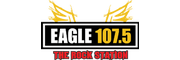 Logo for Eagle 107.5 - Wheeling's Rock Station 