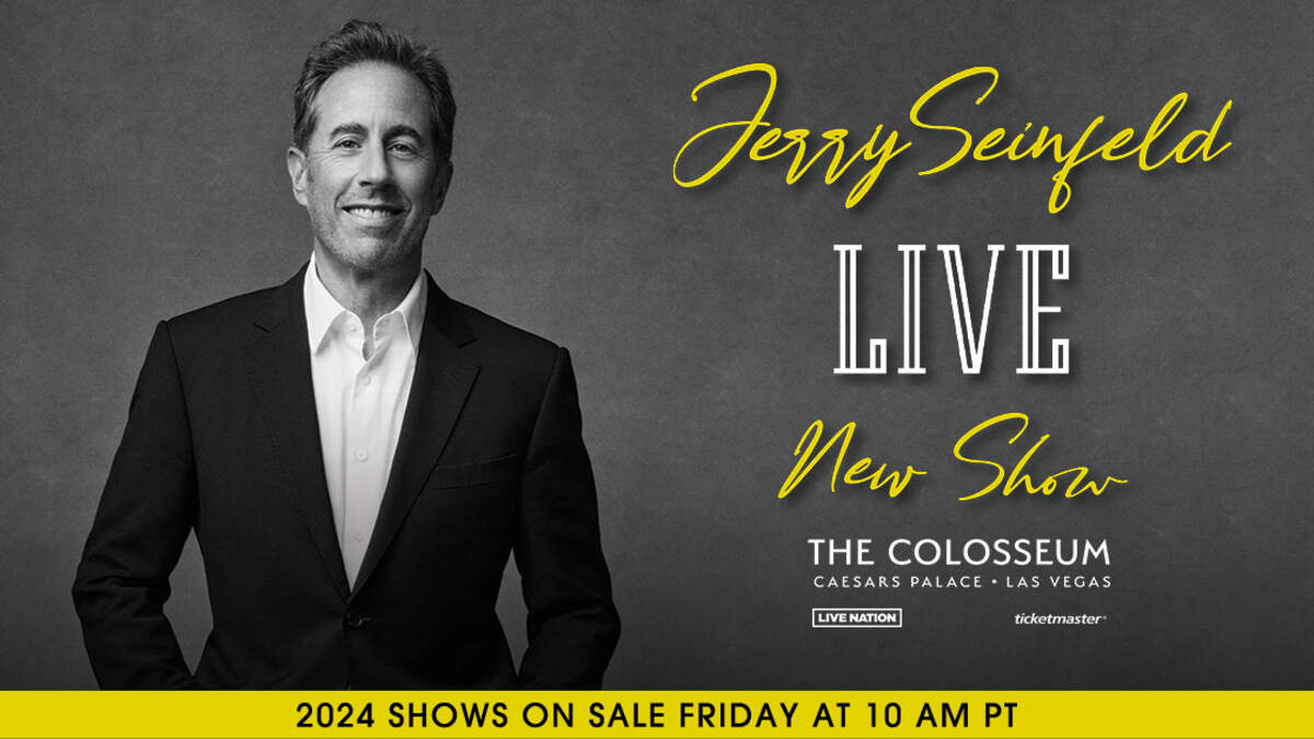 Jerry Seinfeld returns to the Colosseum in 2024 93.1 The Mountain