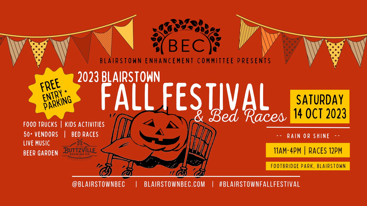 Blairstown Fall Festival & Bed Races 2023 102.3 WSUS