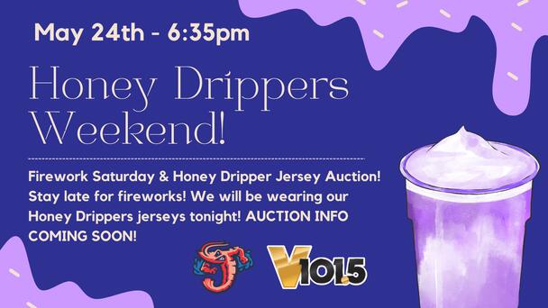 Jacksonville Jumbo Shrimp- May 24th Game- Honey Drippers Weekend