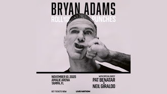 Concerts - BRYAN ADAMS ROLL WITH THE PUNCHES TOUR