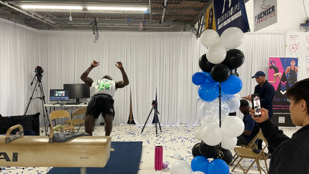 Stoughton Olympian Frederick Richard Goes For World Backflip Record