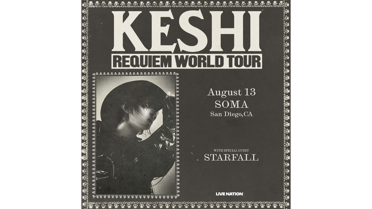 KESHI REQUIEM WORLD TOUR サイン入りポスター KESHI REQUIEM WORLD