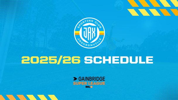 Sporting Club Jacksonville 2025/26 Season Schedule