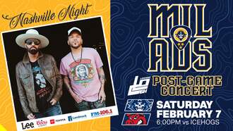 Entertainment - LOCASH post game show with Milwaukee Admirals