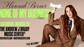 Concerts - Hannah Berner @ The Andrew J Brady Music Center