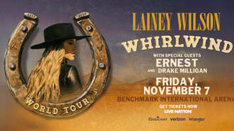 Concerts - Lainey Wilson Set to Make Benchmark International Arena Debut