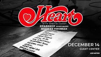 Concerts - Heart at Giant Center