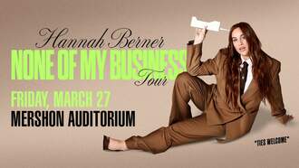 Hannah Berner at Mershon Auditorium