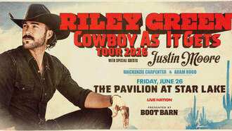 Concerts - Riley Green @ The Pavilion @ Star Lake on June 26th
