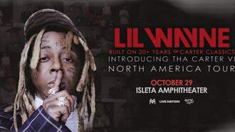 Lil Wayne is coming to Isleta Amphitheater!