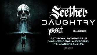 Concerts - Seether and Daughtry at War Memorial