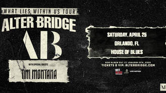 101.1 WJRR Presents Alter Bridge at House of Blues Orlando 4/25/26