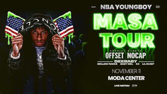 Concerts - NBA Youngboy 11/11 @ Moda Center