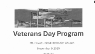 Mt. Olivet Veterans Day Program