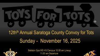 Station Events - 12th Annual Saratoga County Convoy for Tots