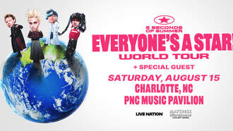 Concerts - 5 SECONDS OF SUMMER at the PNC Music Pavilion in Charlotte August 15th