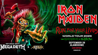 Concerts - Iron Maiden at Alamodome on September 29th , 2026