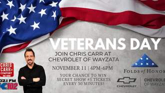 Community - Chris Carr @ Chevrolet of Wayzata With Folds of Honor