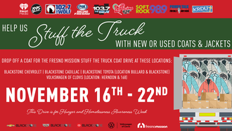 Community - Help us Stuff the Truck Nov 16th-22nd for the Fresno Mission