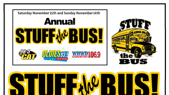 iHeartMedia of Columbia & Greene Counties Stuff the Bus 11/15 & 11/16